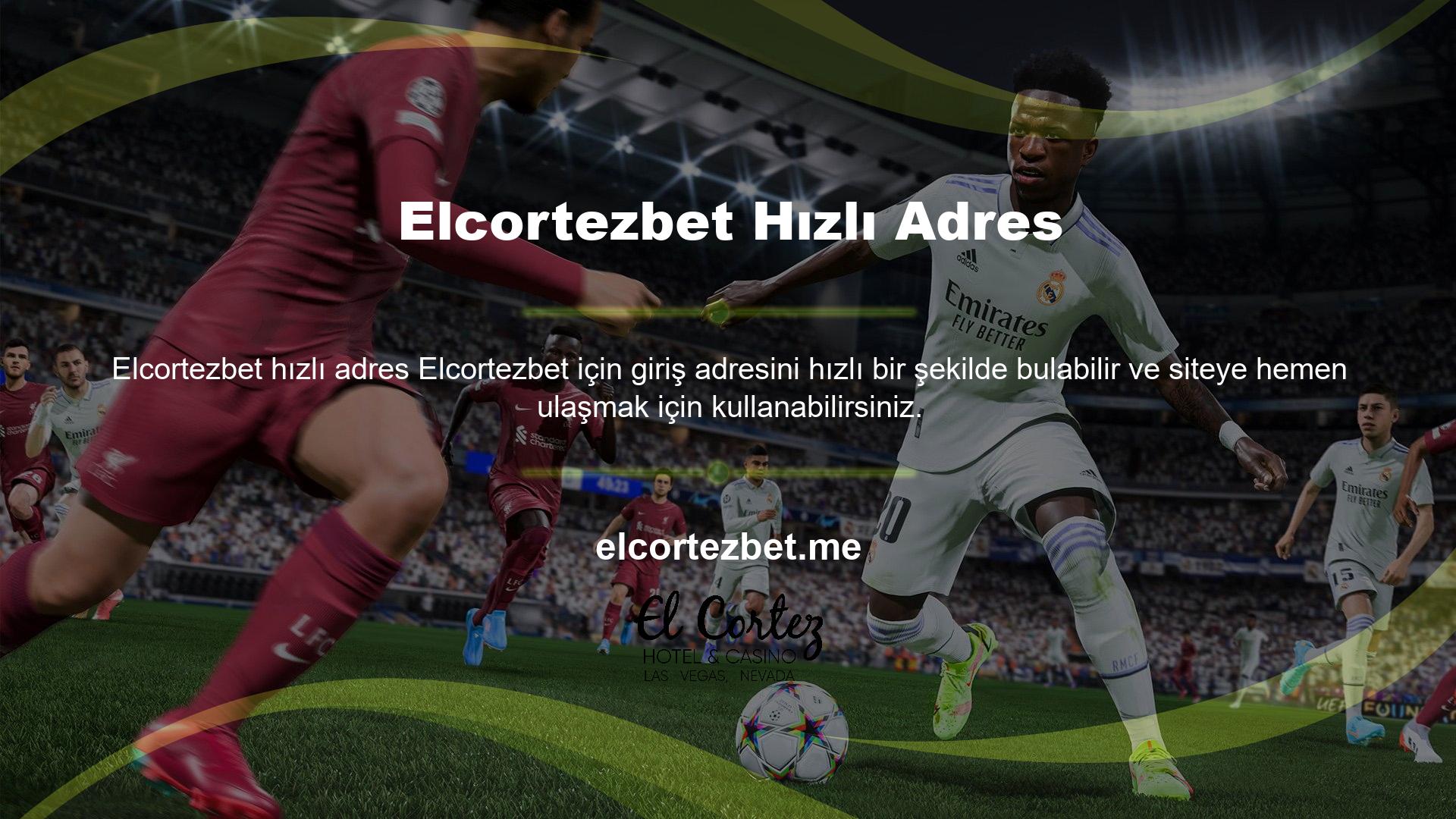 Yeni Elcortezbet ne kadar süredir orada olursanız olun, bahse girecek en iyi yerdir, bu konuda iyi olsanız bile, rakiplerinizin kötü eylemlerini kaybedebilirsiniz